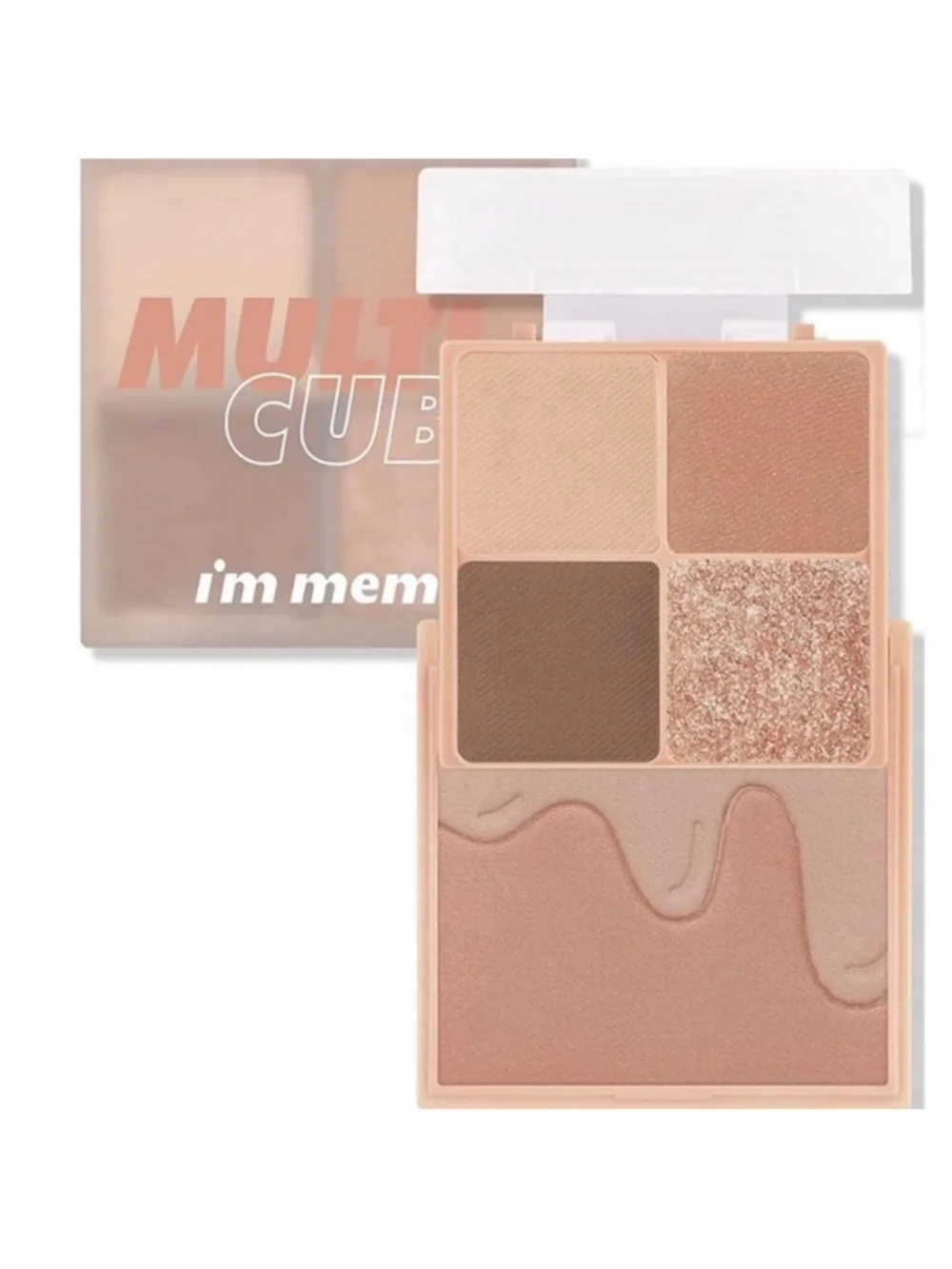 I'M MEME Multi Cube 4 Eyeshadow & 2 Blush Colors Vanilla Double Shot NEW!